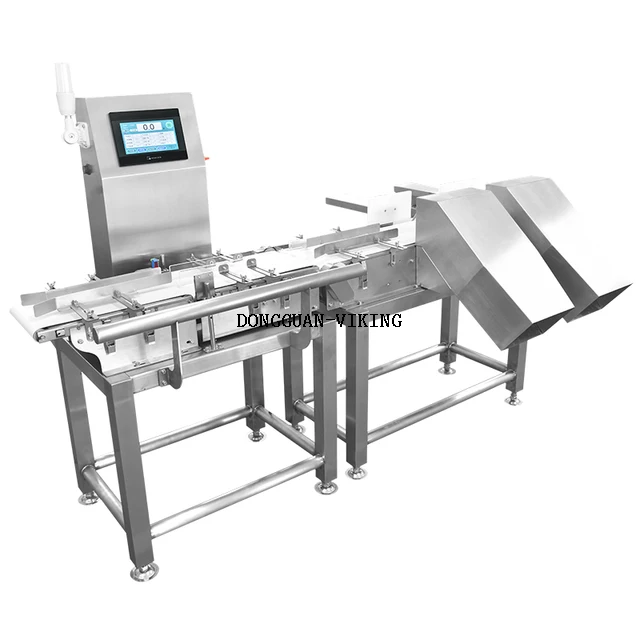 IP67 rate food grade automatic weigh checker machine for poultry 