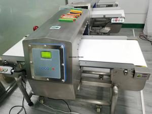  Multi-frequency conveyor belt metal detector for meat food 