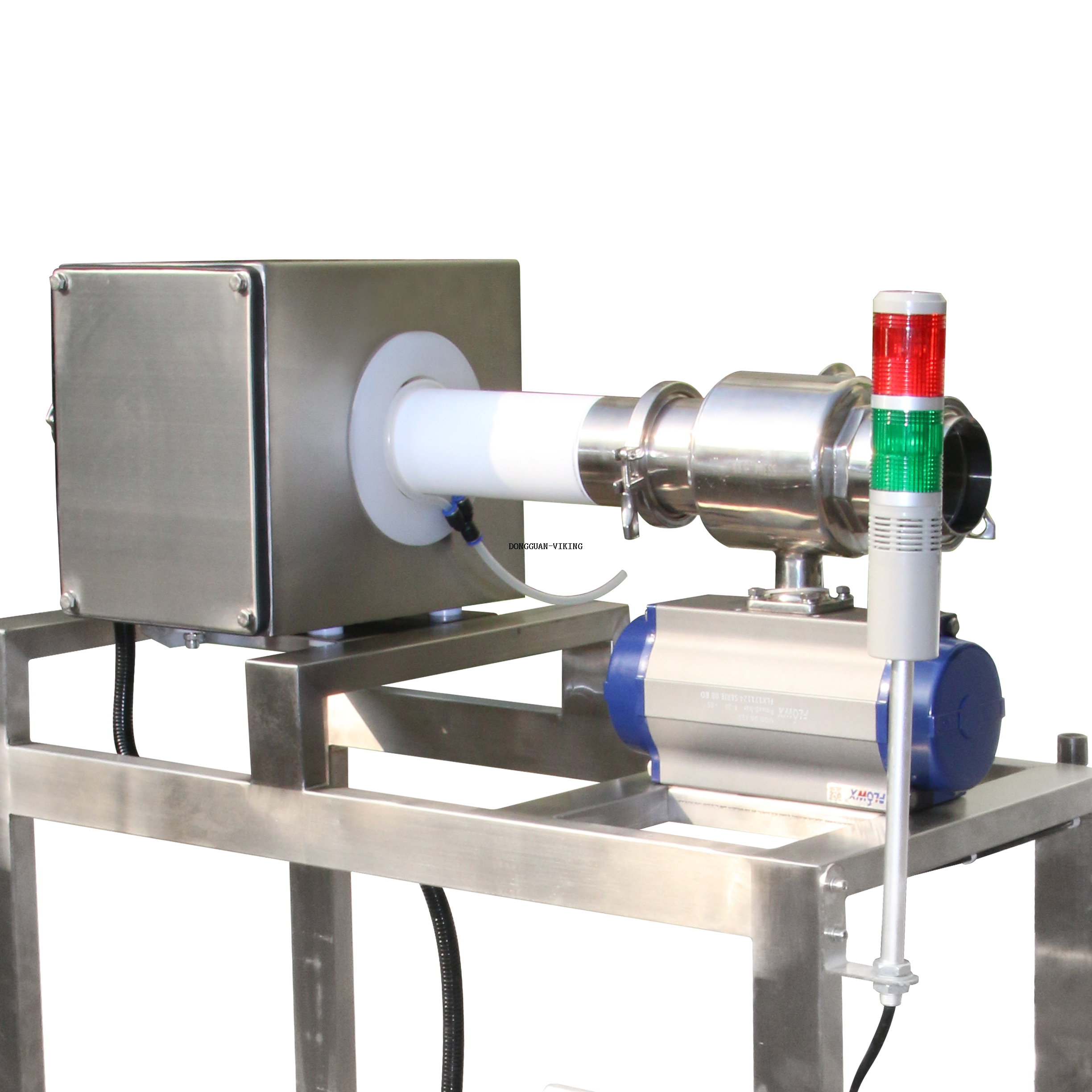 Pipeline liquid food grade metal detector for sauce and beverage