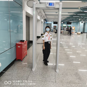 Security scanner airport metal detector door